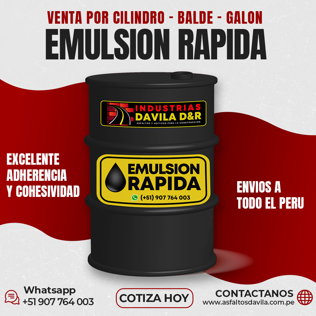 emulsion asfaltica rapida